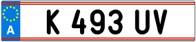 Truck License Plate